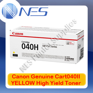 Canon Genuine CART040YII YELLOW High Yield Toner Cartridge for imageCLASS LBP712cx (10K)